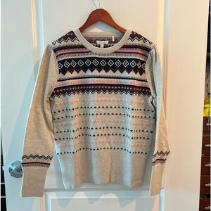 BARBOUR Birch Crew Neck Wool Blend Sweater NWT